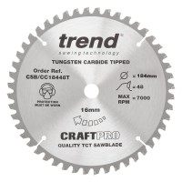 Trend CSB/CC18448T Craft Blade Cc 184mm X 48t X 16mm T £24.71